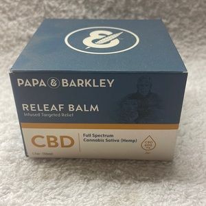 Papa & Barkley Releaf Balm full spectrum.  Sealed